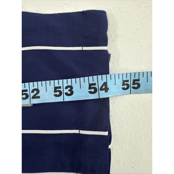 BB Dakota‎ Jumpsuit Womens 6 Navy Stipped Scout Ellipsis V Neck Pinstripe - Picture 11 of 13